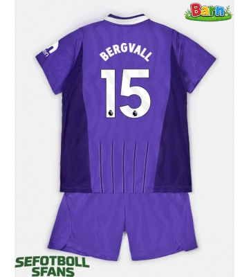 Tottenham Hotspur Lucas Bergvall #15 Tredjeställ Barn 2026-27 Kortärmad (+ Korta byxor)
